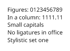 What this example sets